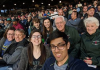 Curtis and family at a Mariners game.